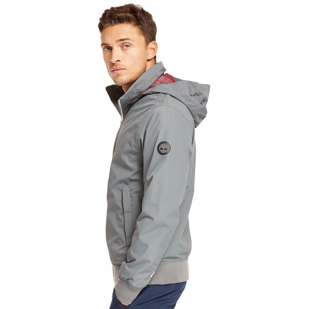 Timberland Mens Jackets Kearsarge Sailor Bomber - Grey - India DJ1782530